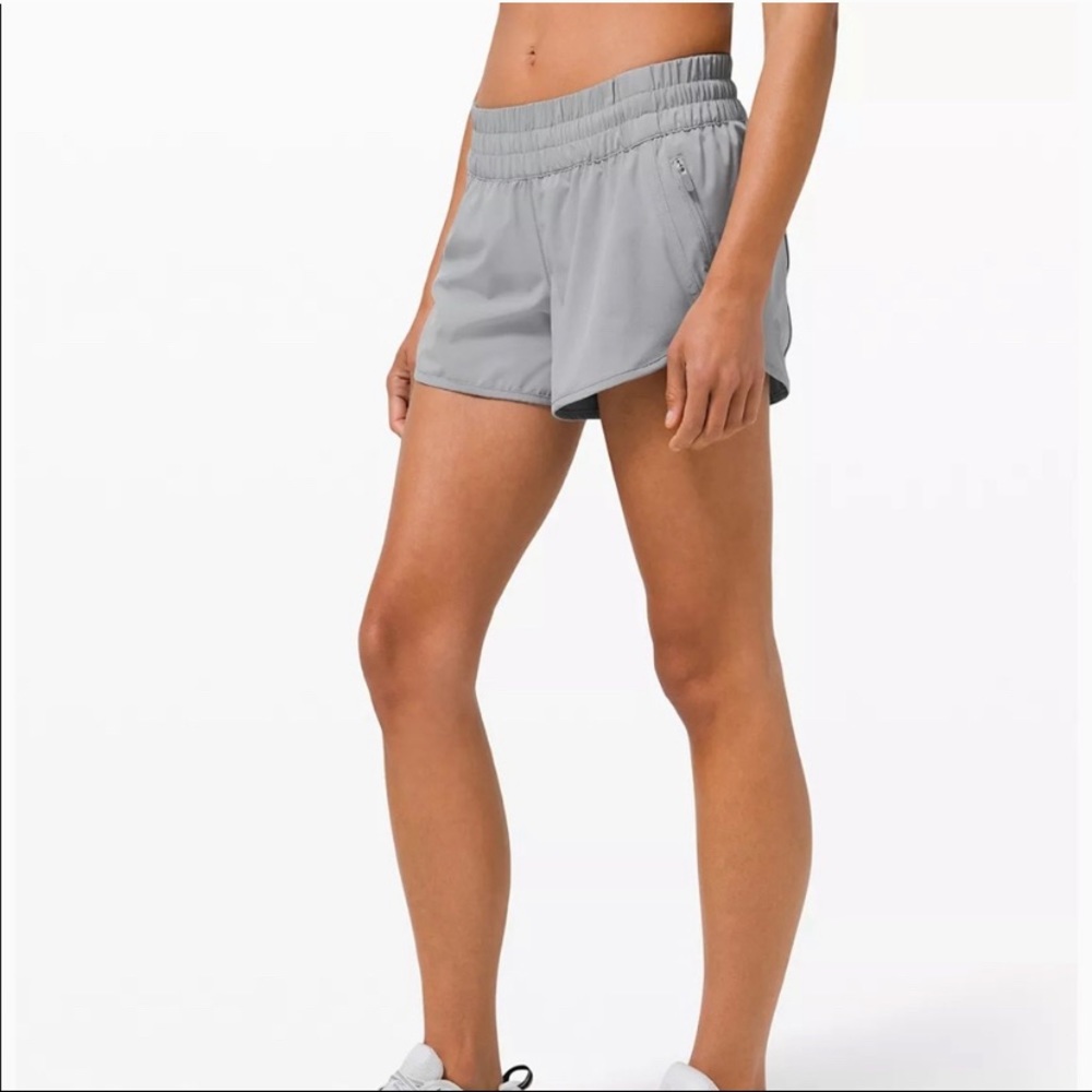 Lululemon 4” Tracker Shorts Rhino Grey